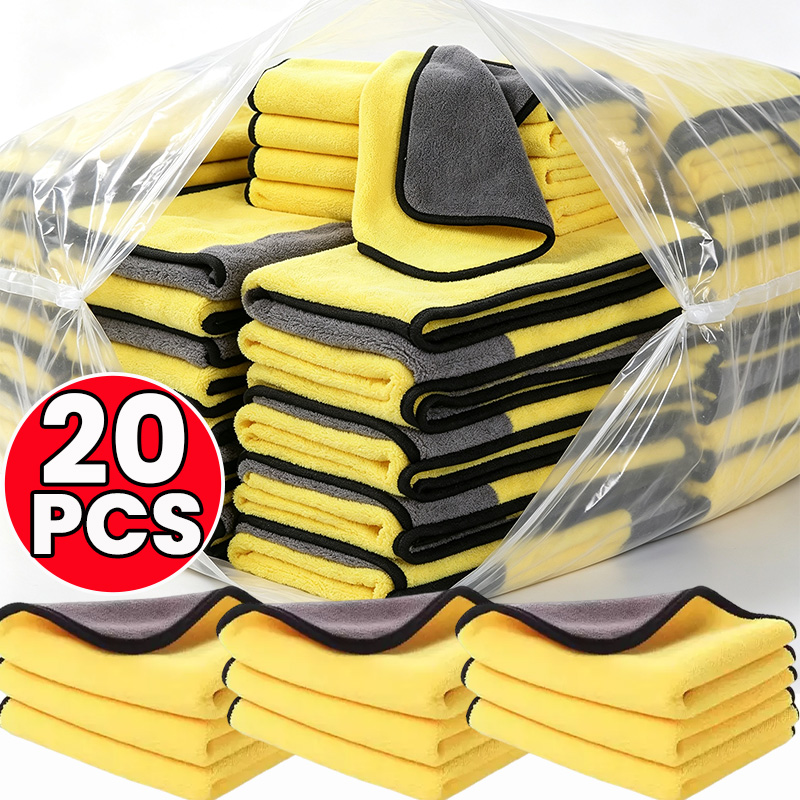 Microfiber Car Drying Towel Super Absorbent - 1/20 szt. Ściereczki z mikrofibry do