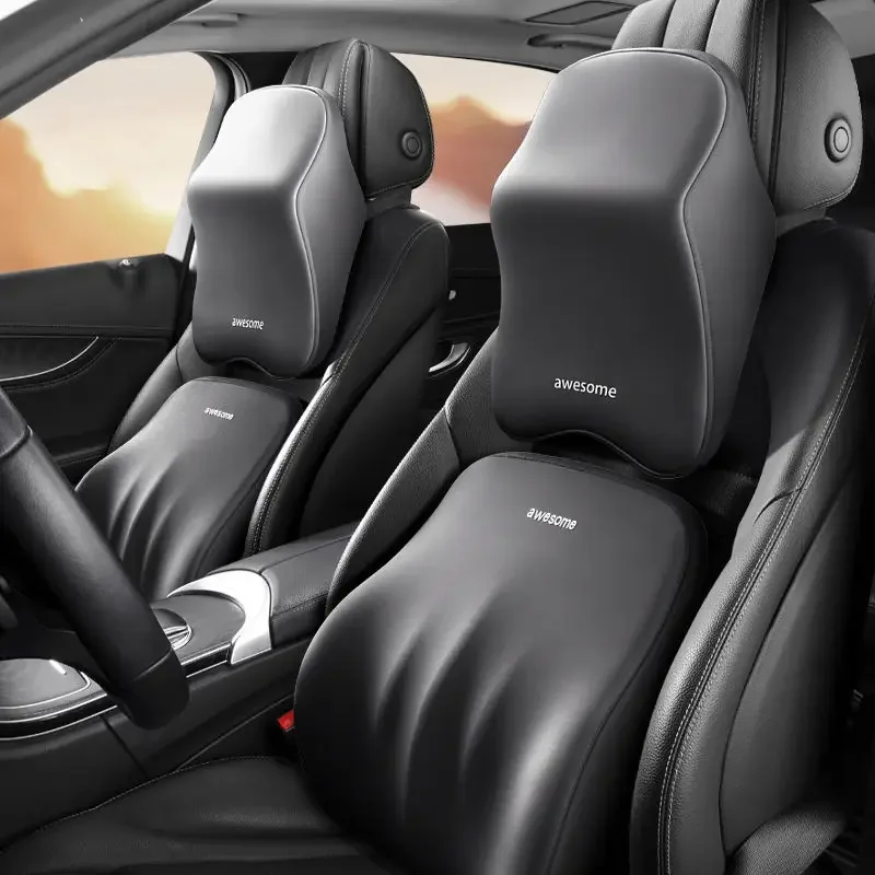 Memory Foam Car Neck Pillow Lumbar Support - NOWOŚĆ Poduszka lędźwiowa do samochodu Zagłówek