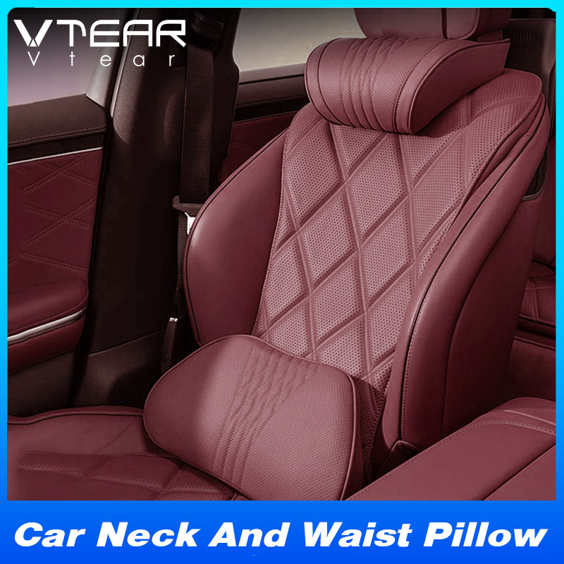 Memory Foam Car Neck Pillow Lumbar Support - Vtear Uniwersalna Poduszka Pod Szyję i