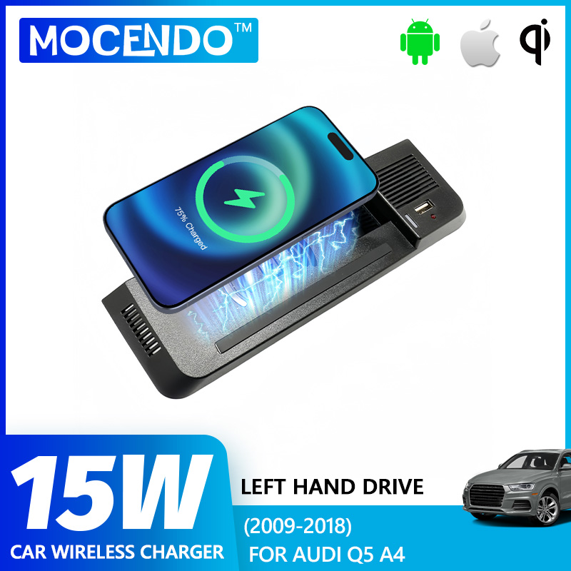 Wireless Car Charger Mount Fast Charging - Szybka bezprzewodowa ładowarka samochodowa do Audi