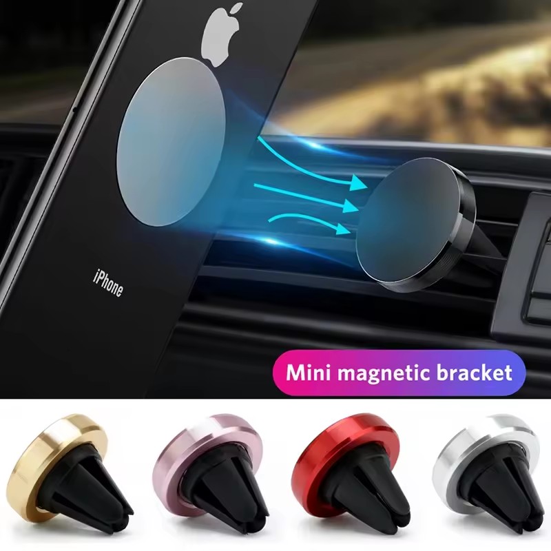 Magnetic Phone Holder For Car Vent - Magnetyczny uchwyt samochodowy na telefon, mocowany
