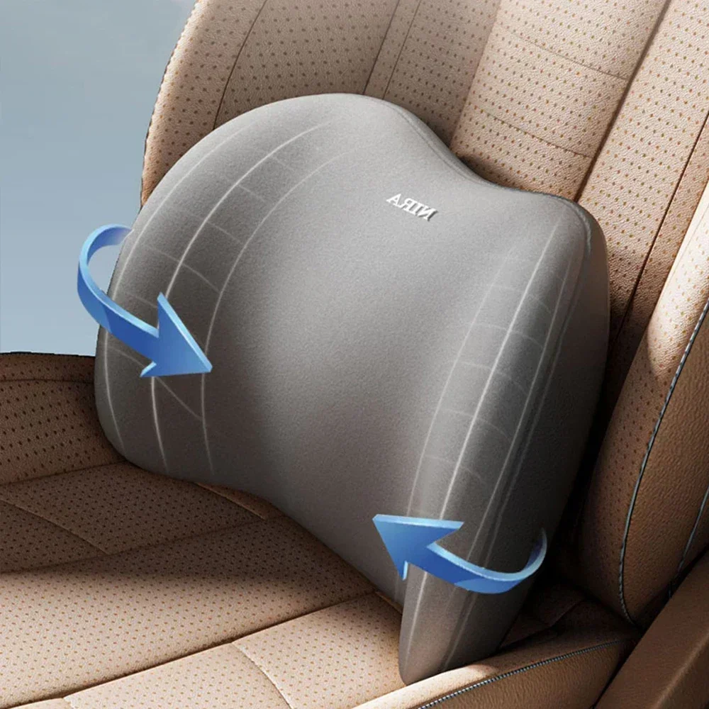 Memory Foam Car Neck Pillow Lumbar Support - Zagłówek samochodowy Podparcie lędźwiowe z pianki