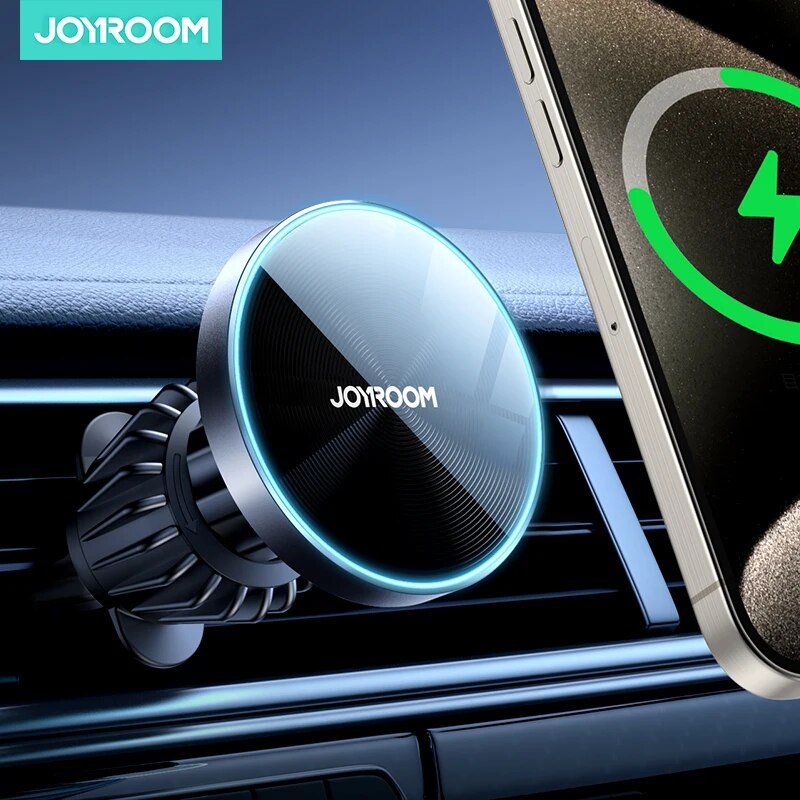 Wireless Car Charger Mount Fast Charging - Joyroom Magnetyczny uchwyt samochodowy na telefon