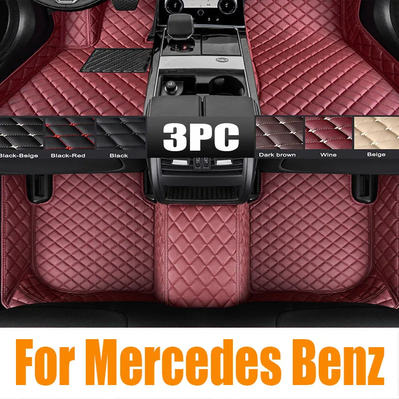 Car Floor Mats Universal Waterproof Leather - Oryginalne dywaniki samochodowe TPE do Mercedes