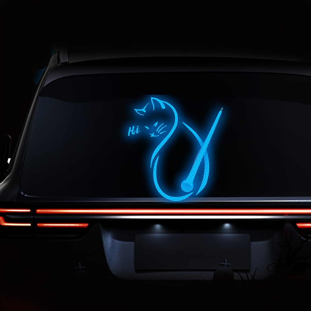 Anti Glare Car Rearview Mirror Film - 1 sztuka odblaskowej naklejki na samochód