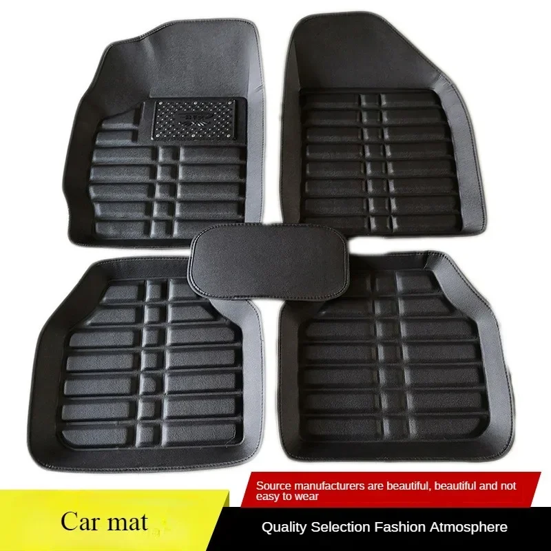Car Floor Mats Universal Waterproof Leather - 5 szt. Premium Łatwe w Czyszczeniu