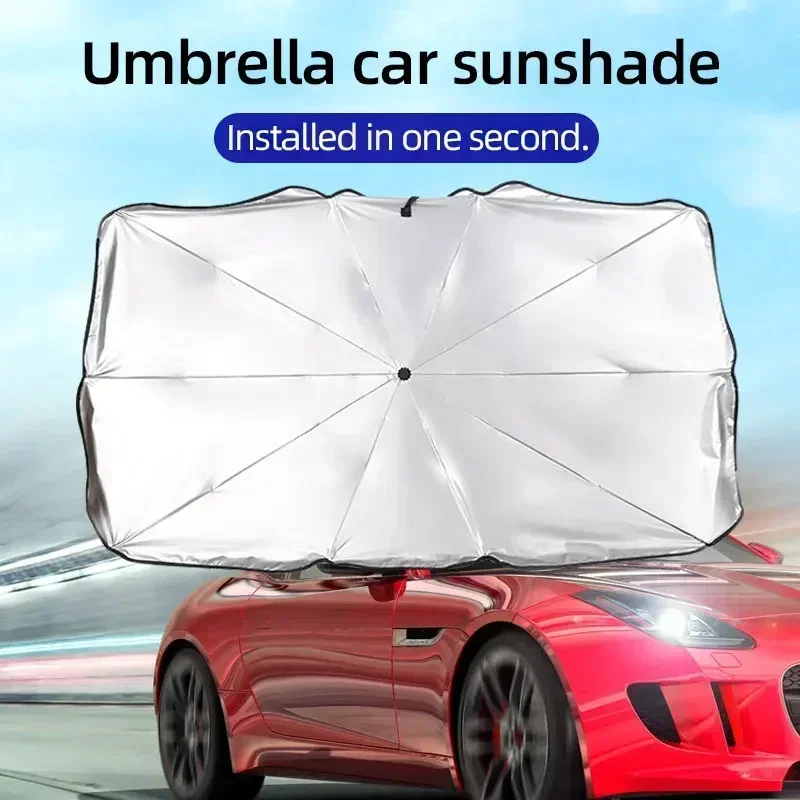 Car Sunshade Windshield Umbrella Foldable - Składana osłona przeciwsłoneczna do samochodu w