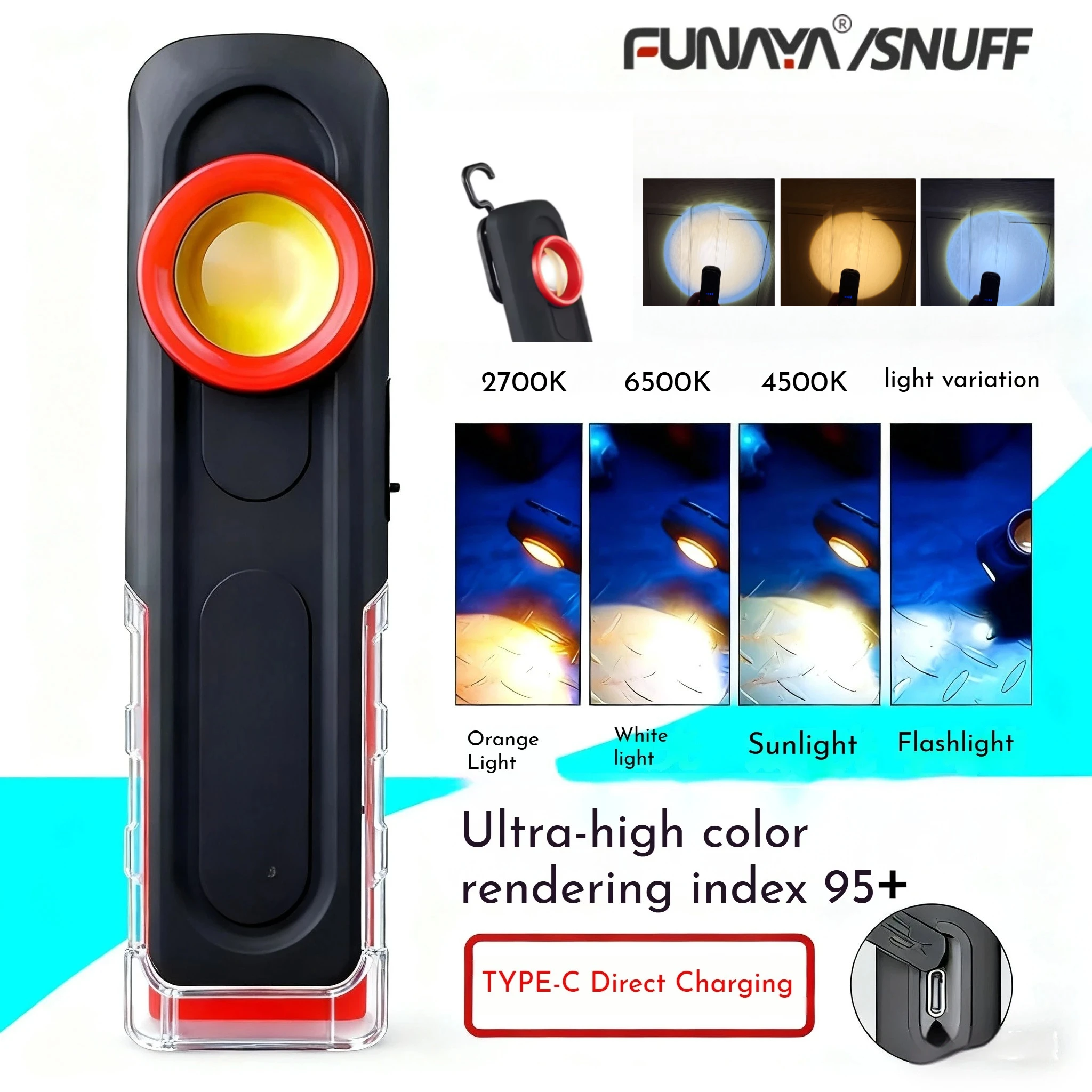 Auto Repair Tools - Lampa inspekcyjna FUNAYA do detailingu samochodowego,