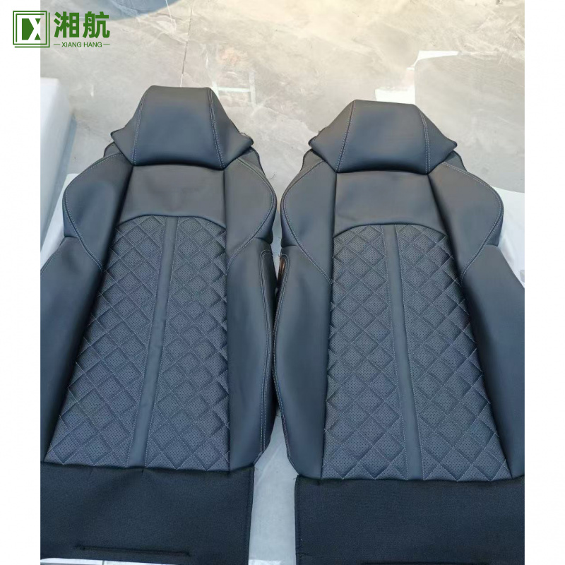 Leather Car Seat Covers Full Set Universal - Uniwersalne pokrowce na siedzenia samochodowe z