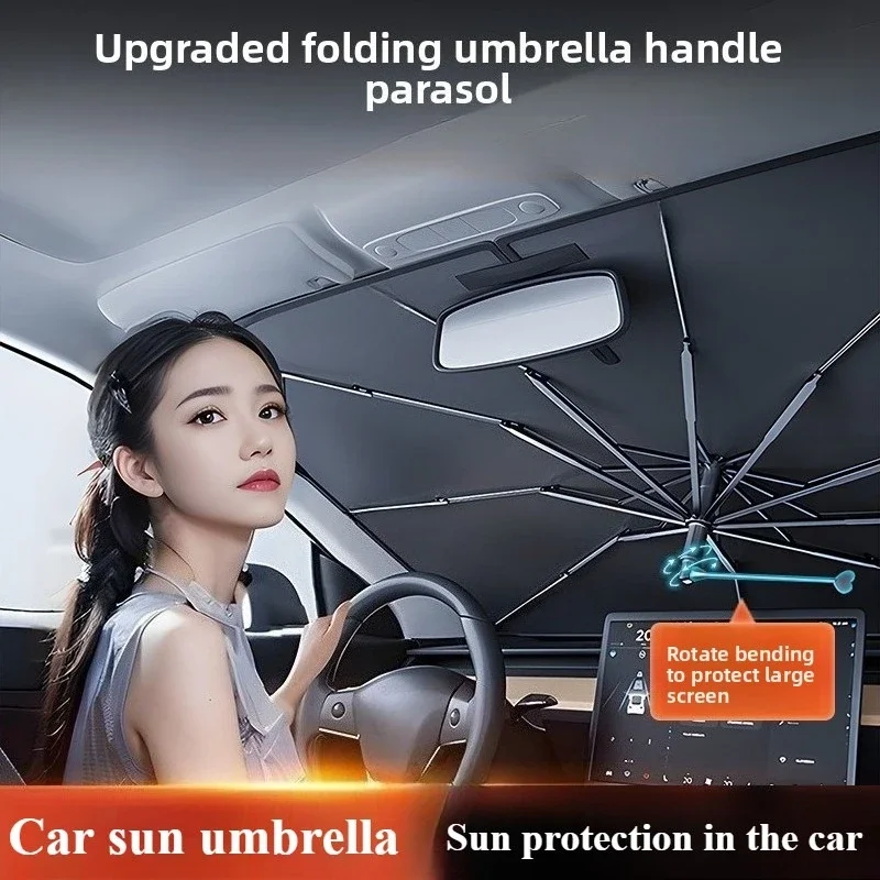 Car Sunshade Windshield Umbrella Foldable - Parasolka przeciwsłoneczna do samochodu, osłona przeciwsłoneczna