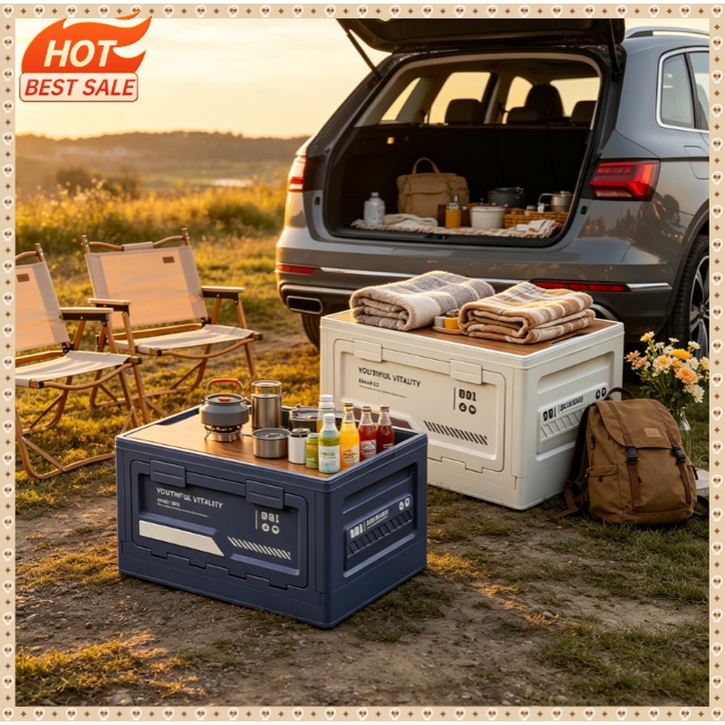 Car Trunk Organizer Foldable Storage Box - Pojemnik do przechowywania na zewnątrz, składany