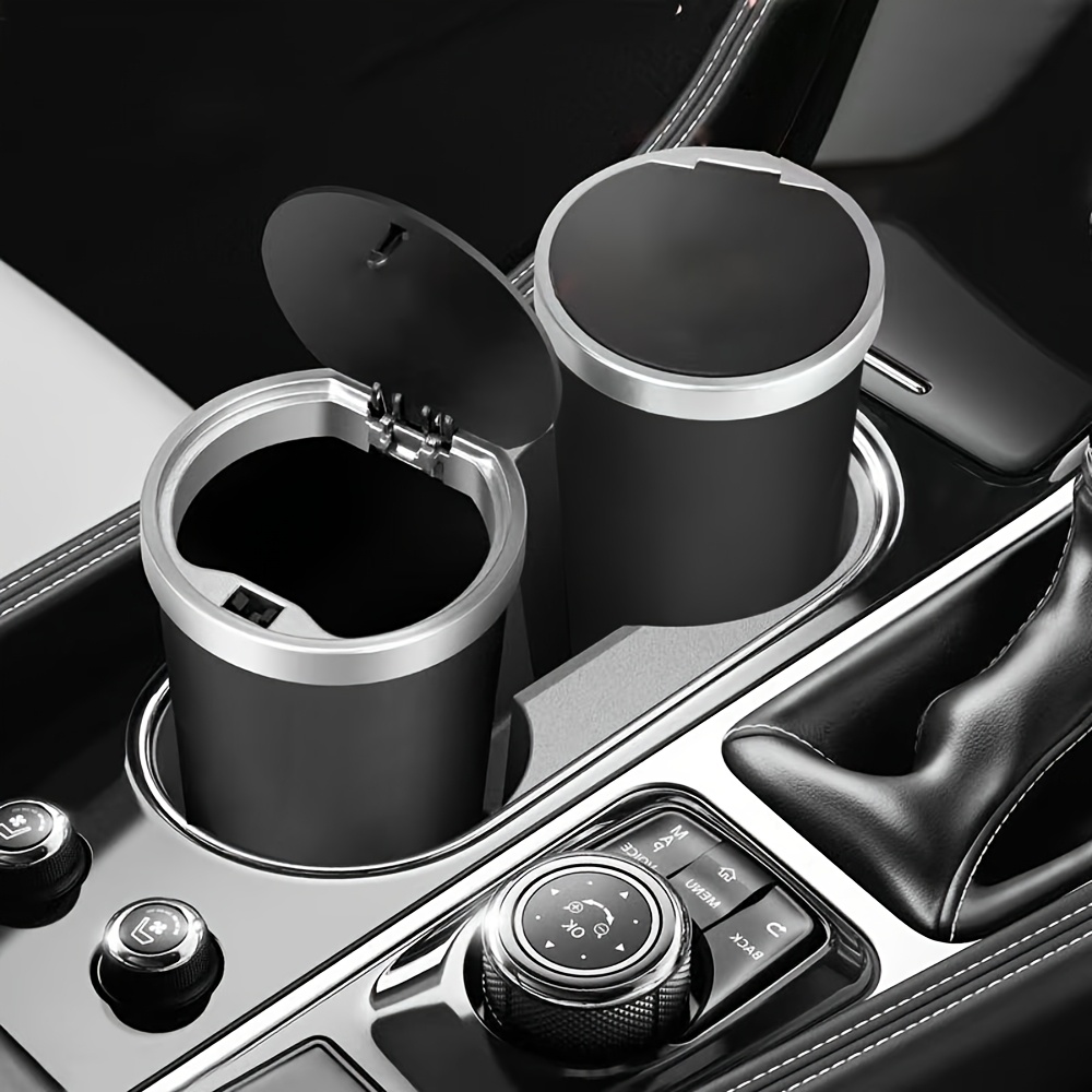 Waterproof Car Trash Can With Lid - Kompaktowy, szczelny mini kosz na śmieci
