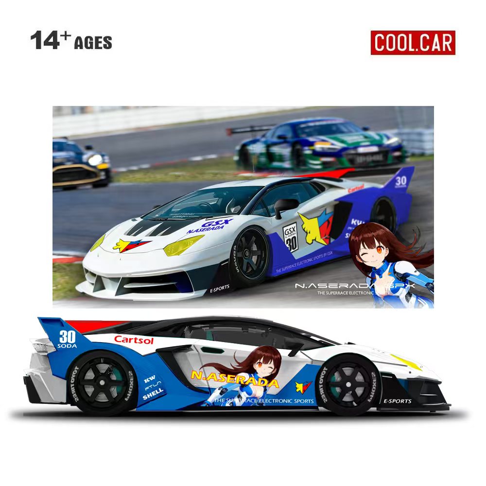 Car Electronics - Fajny Samochód 1:64 GTEVO Superrace Elektroniczna