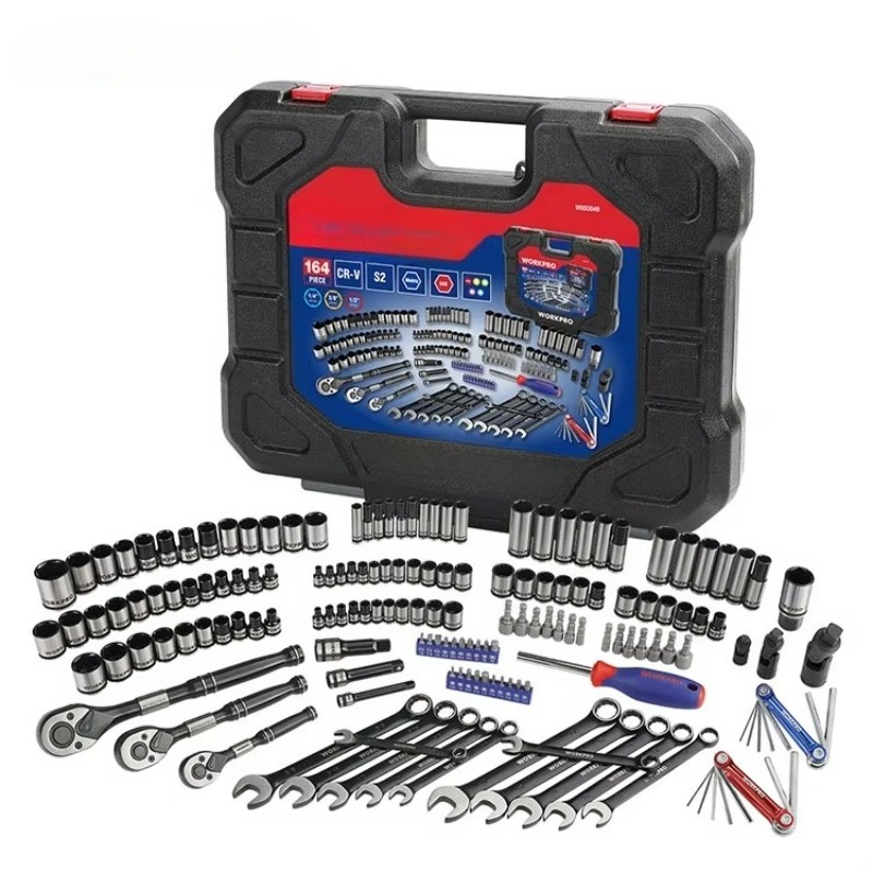 Auto Repair Tools - Zestaw narzędzi mechanicznych 164 elementów, nasadki