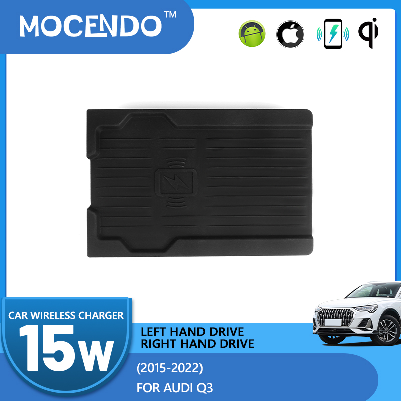 Wireless Car Charger Mount Fast Charging - Bezprzewodowa ładowarka samochodowa 15W do szybkiego