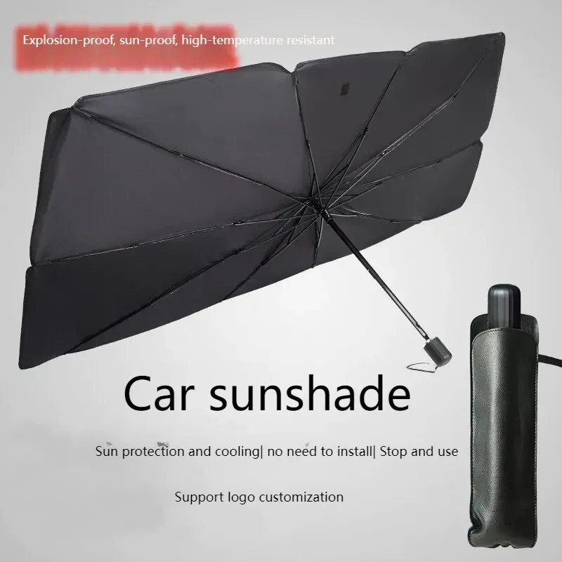 Car Sunshade Windshield Umbrella Foldable - Osłona przeciwsłoneczna na szybę samochodową, składana,