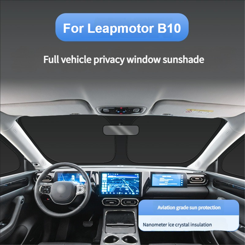 Car Sunshade Windshield Umbrella Foldable - Parasolka przeciwsłoneczna do samochodu Leapmotor B10,