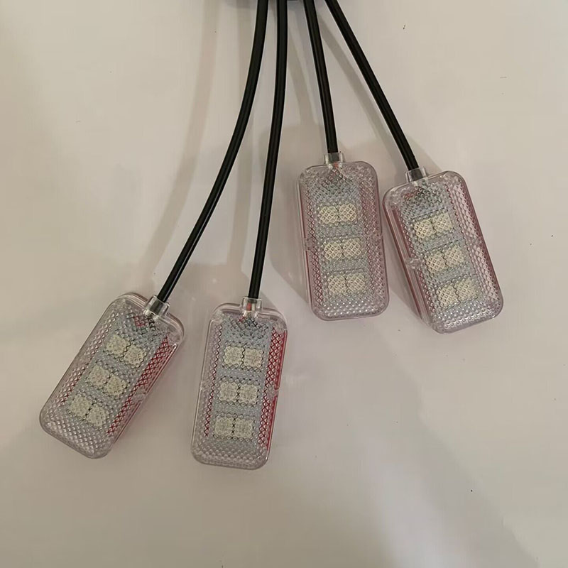 Led Ambient Interior Car Lights App Control - Neon podwójny kontrolny oświetlenie podłogowe wnętrza