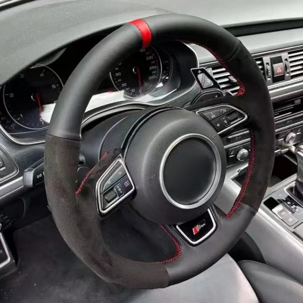 Car Steering Wheel Cover Anti Slip Breathable - Warkocz osłona na kierownicę do samochodu