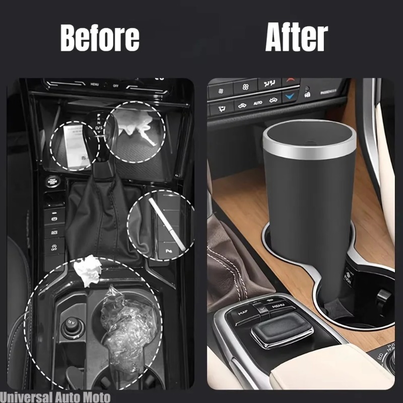 Waterproof Car Trash Can With Lid - Mini kosz na śmieci do samochodu
