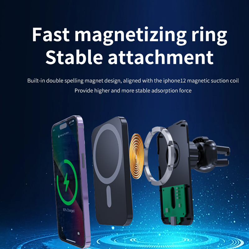 Magnetyczna bezprzewodowa łado – Magnetic Phone Holder For Car Vent recenzja i cena