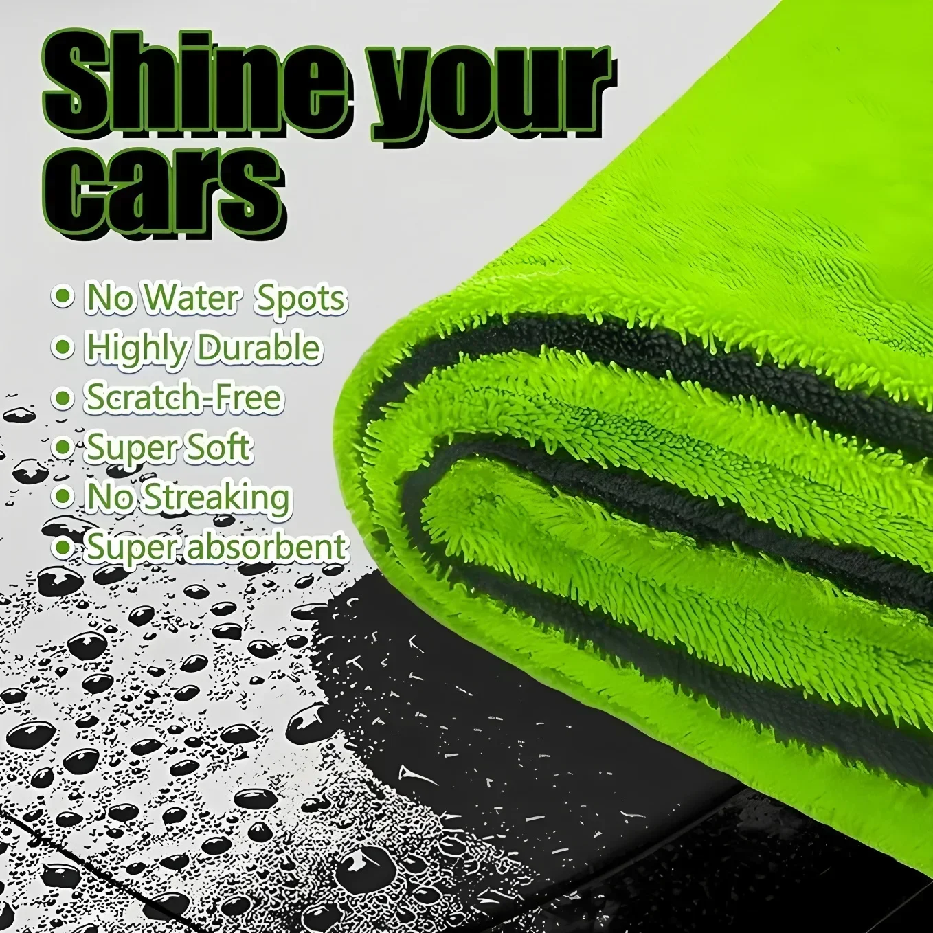 Ręcznik do suszenia samochodu, – Microfiber Car Drying Towel Super Absorbent recenzja i cena