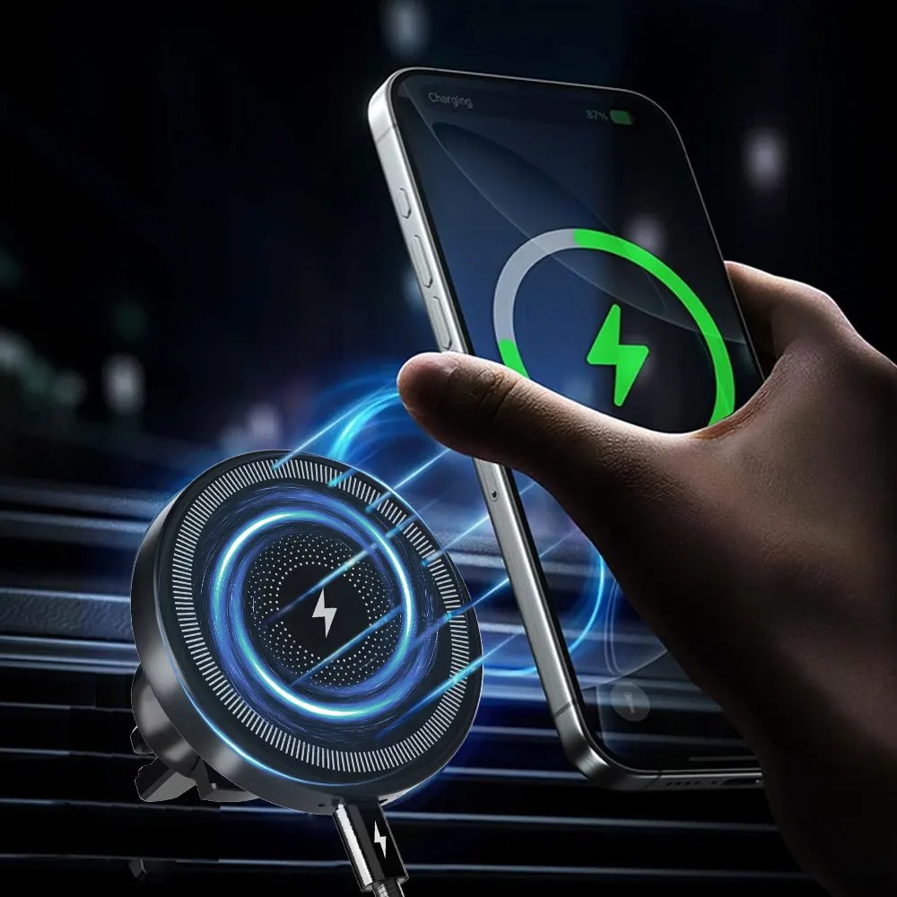 Magnetyczny bezprzewodowy uchw – Magnetic Phone Holder For Car Vent recenzja i cena