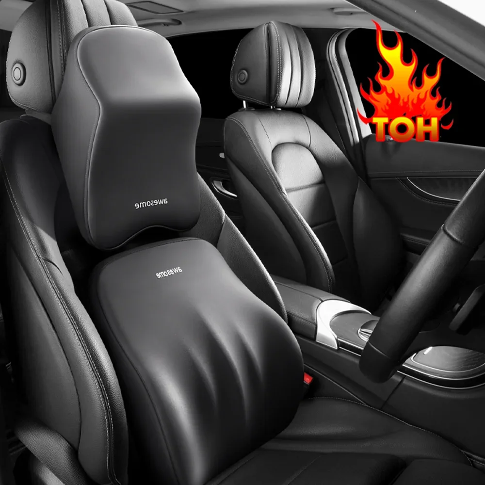 NOWOŚĆ Poduszka lędźwiowa do s – Memory Foam Car Neck Pillow Lumbar Support recenzja i cena
