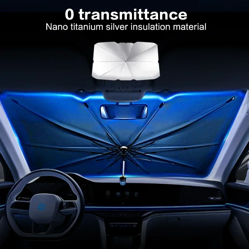 Parasolka przeciwsłoneczna do  – Car Sunshade Windshield Umbrella Foldable recenzja i cena
