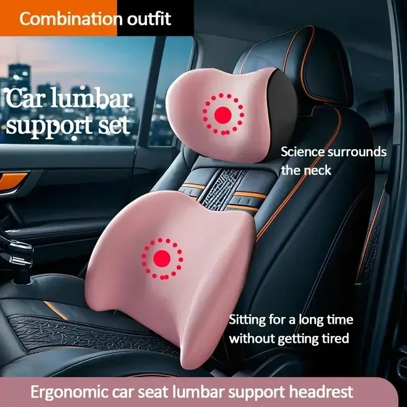 Uniwersalna poduszka pod kark  – Memory Foam Car Neck Pillow Lumbar Support recenzja i cena