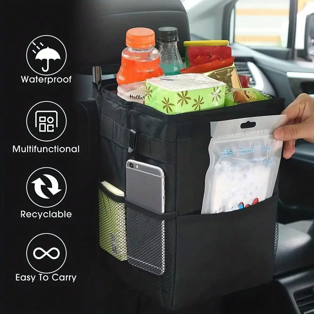 Przenośny, wodoodporny kosz na – Waterproof Car Trash Can With Lid recenzja i cena