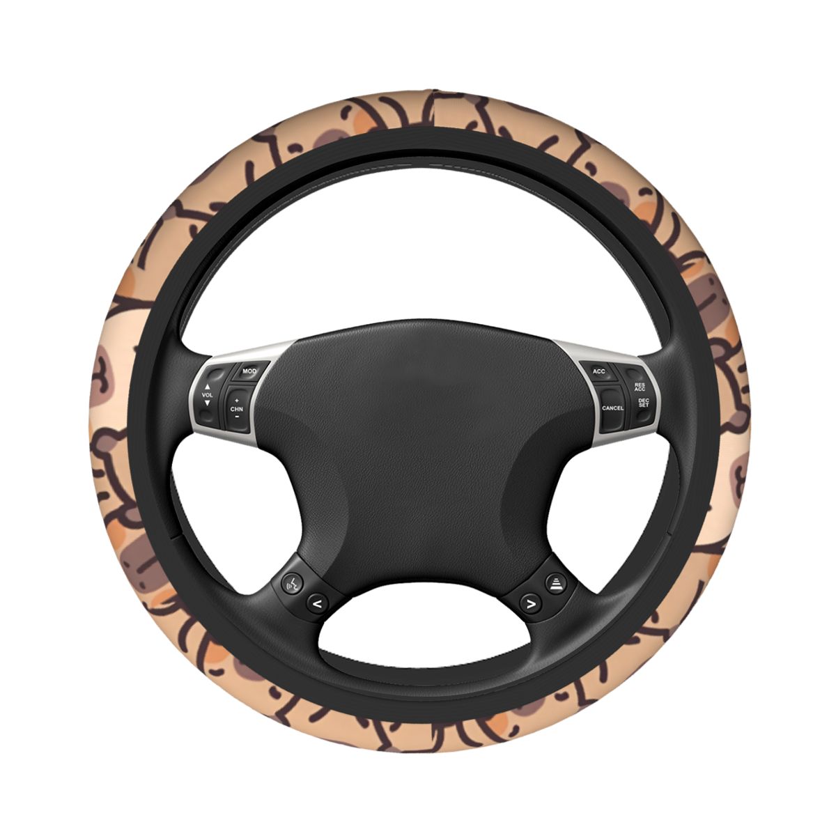 Kawaii Anime Capybara Pokrowie – Car Steering Wheel Cover Anti Slip Breathable recenzja i cena