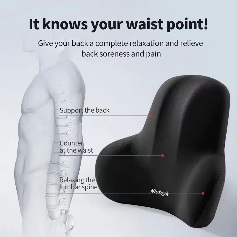 Poduszka pod szyję samochodu z – Memory Foam Car Neck Pillow Lumbar Support recenzja i cena
