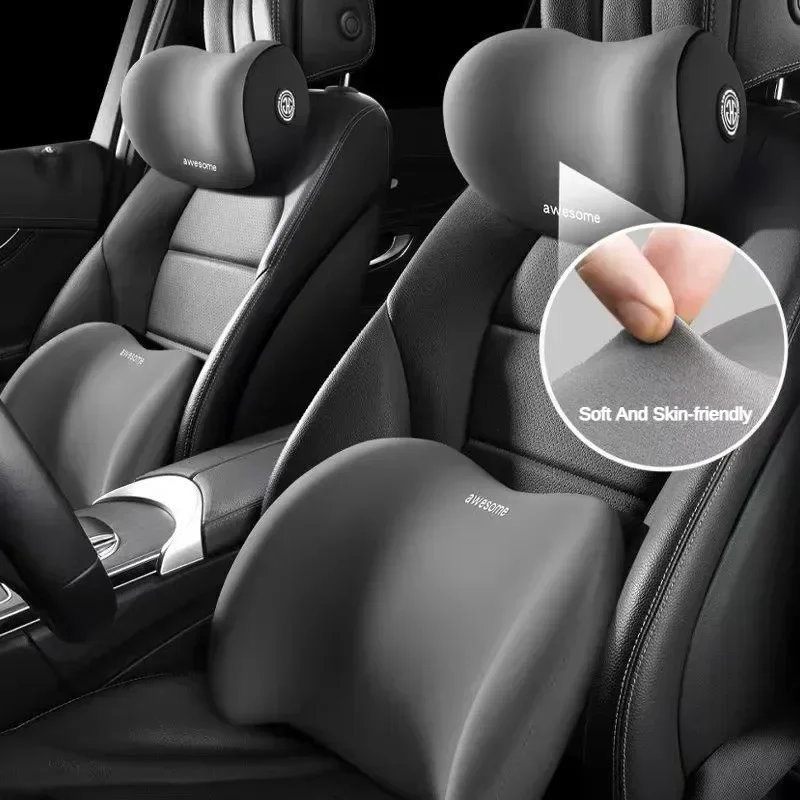 Zagłówek samochodowy Podparcie – Memory Foam Car Neck Pillow Lumbar Support recenzja i cena