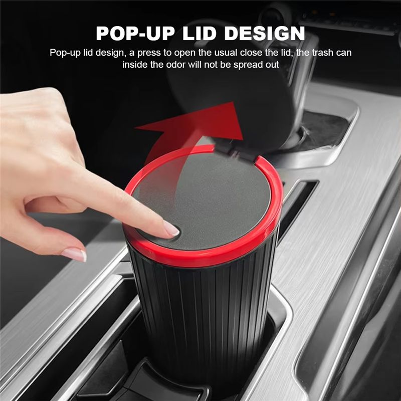 A60E-Press Typowy kosz na śmie – Waterproof Car Trash Can With Lid recenzja i cena