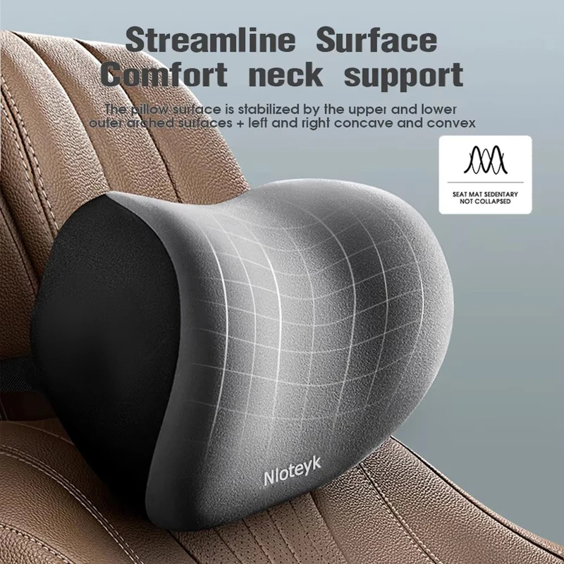 Poduszka samochodowa pod szyję – Memory Foam Car Neck Pillow Lumbar Support recenzja i cena