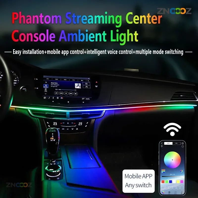 ZNOOOZ 140cm samochodowe świat – Led Ambient Interior Car Lights App Control recenzja i cena