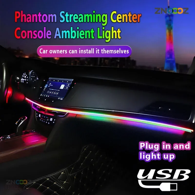 ZNOOOZ 140cm samochodowe świat – Led Ambient Interior Car Lights App Control recenzja i cena