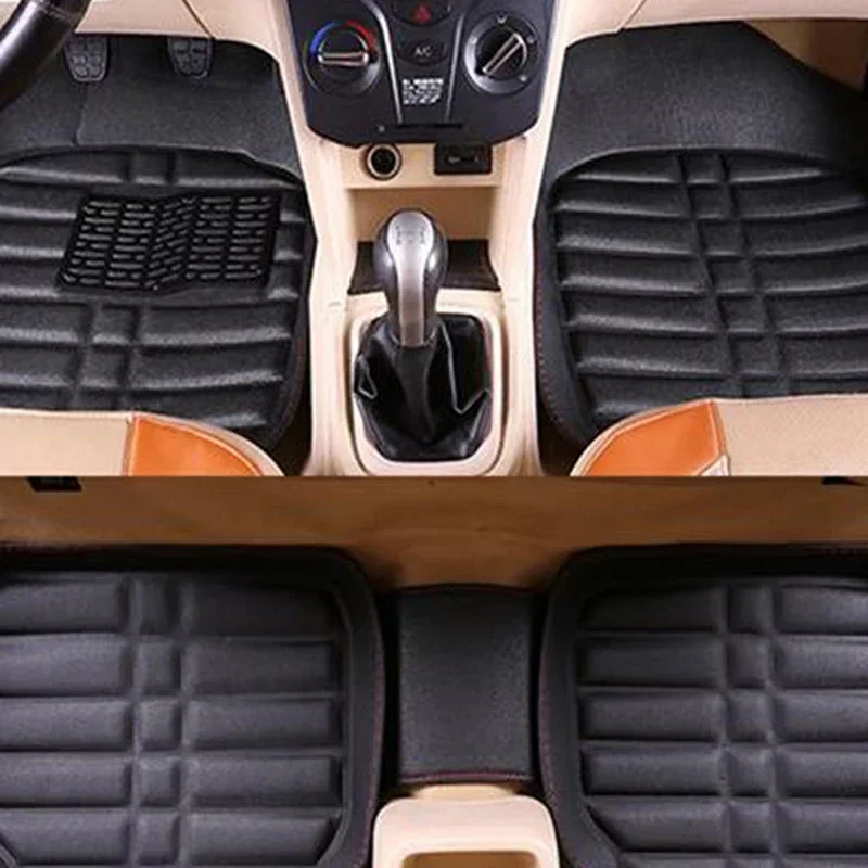 5 szt. Wysokiej jakości, łatwe – Car Floor Mats Universal Waterproof Leather recenzja i cena
