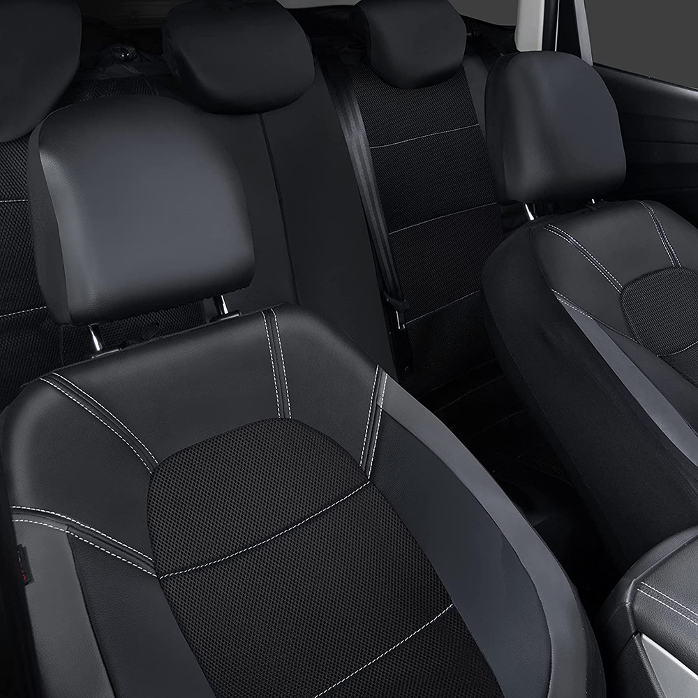 9 sztuk / zestaw Pokrowiec na  – Leather Car Seat Covers Full Set Universal recenzja i cena