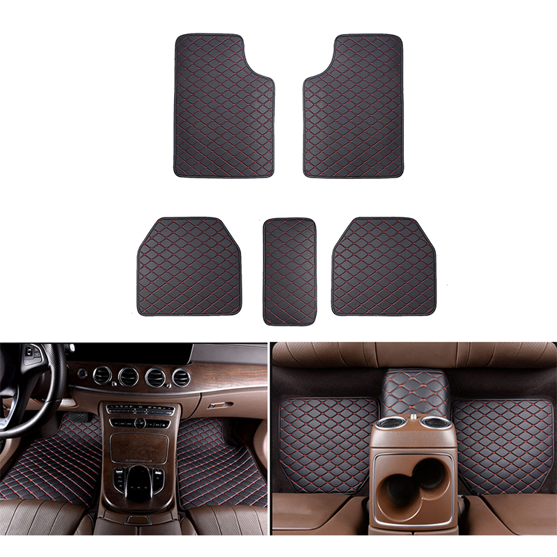 5 SZTUK Uniwersalnych Dywanikó – Car Floor Mats Universal Waterproof Leather recenzja i cena