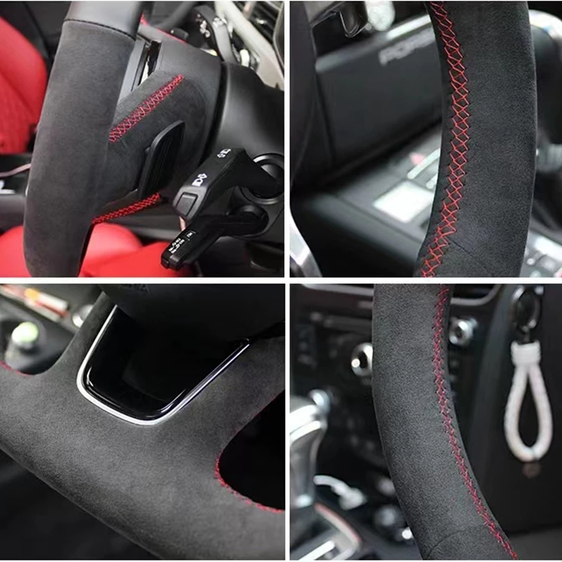 Dostosowany pokrowiec na kiero – Car Steering Wheel Cover Anti Slip Breathable recenzja i cena