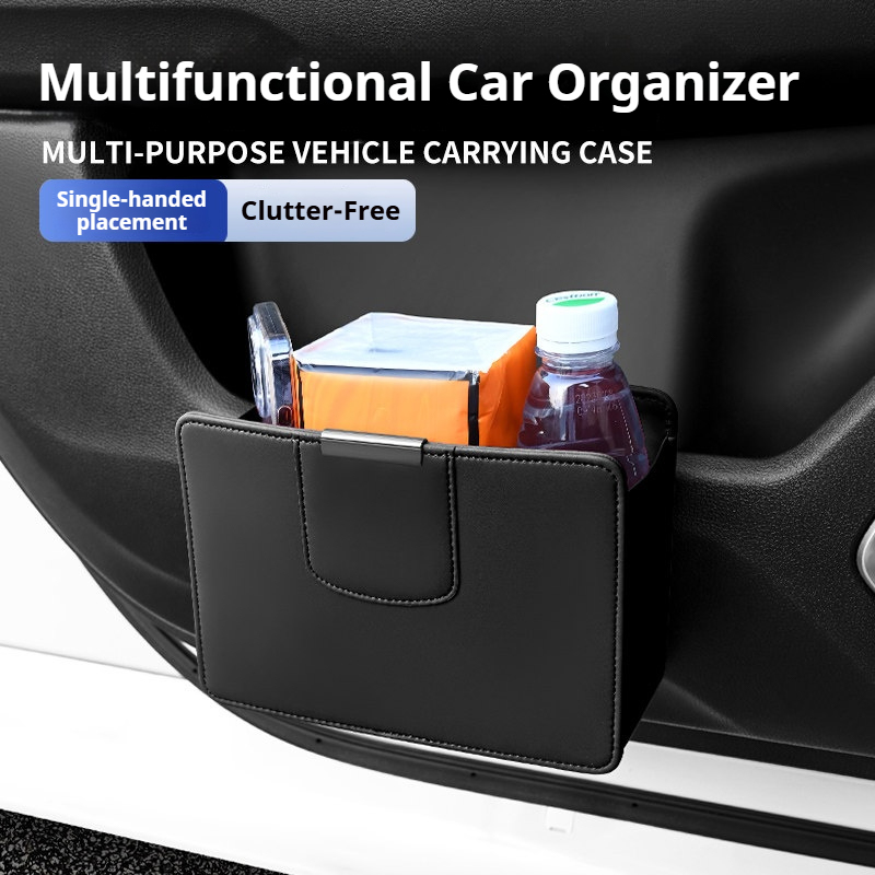 Wiszący kosz na śmieci do samo – Waterproof Car Trash Can With Lid recenzja i cena