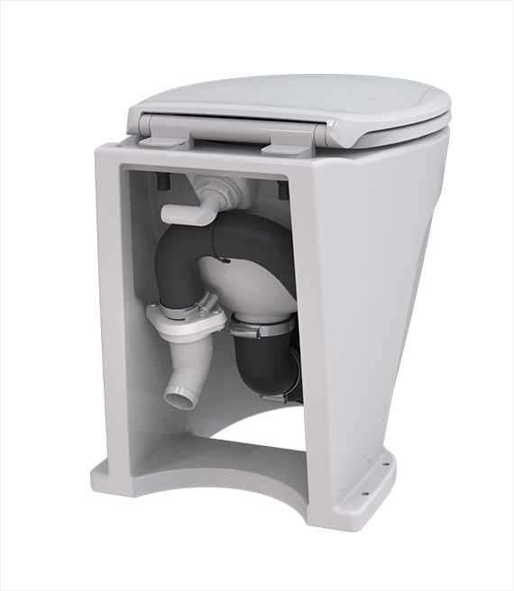 Ceramiczna toaleta do jachtu,  – Car Accessories recenzja i cena