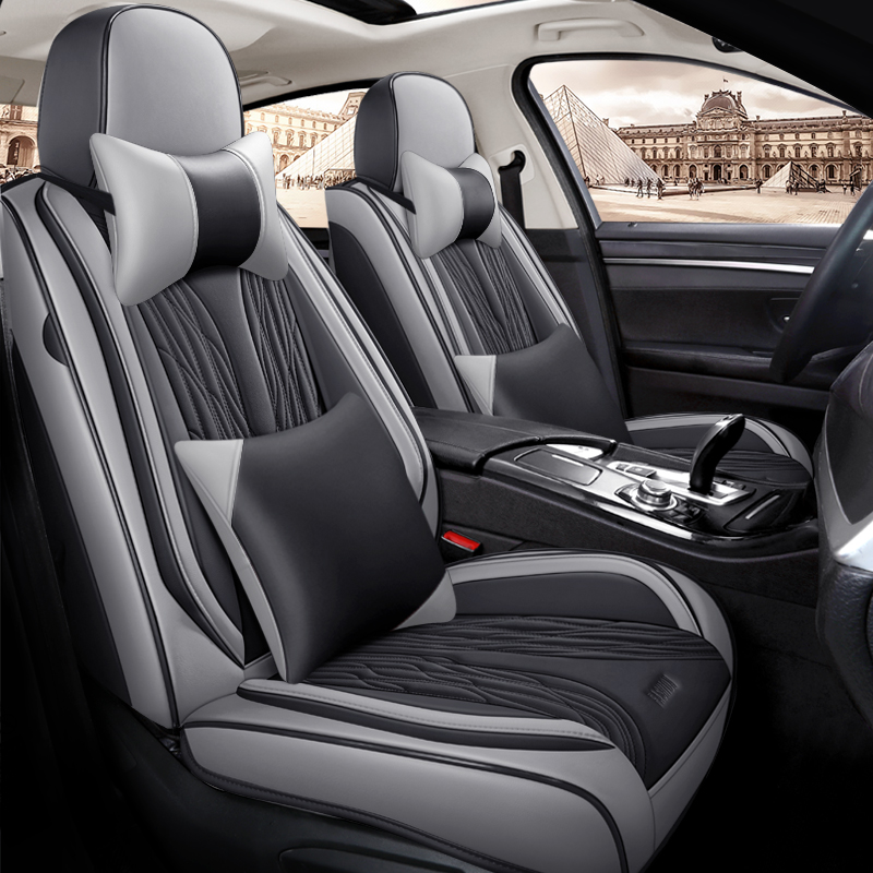 Nowe Luksusowe Pokrowce na Sie – Leather Car Seat Covers Full Set Universal recenzja i cena