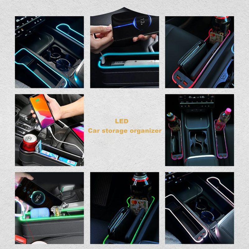 Schowek na fotel samochodowy L – Seat Gap Filler Organizer With Usb Charger recenzja i cena