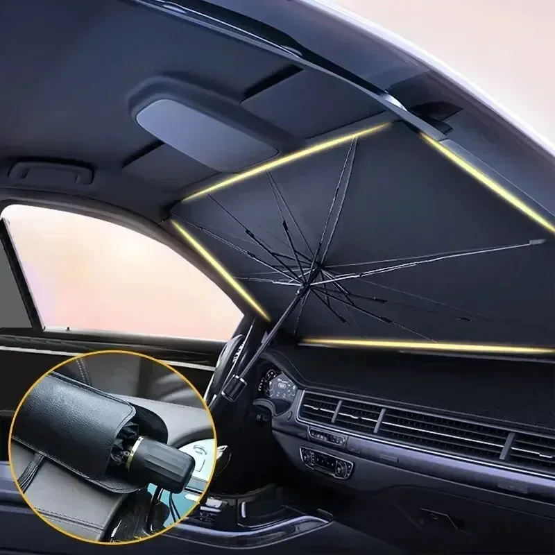 Wielofunkcyjne, wygodne, skład – Car Sunshade Windshield Umbrella Foldable recenzja i cena