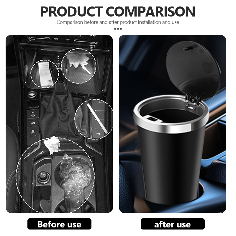 Mini wodoodporny kosz na śmiec – Waterproof Car Trash Can With Lid recenzja i cena