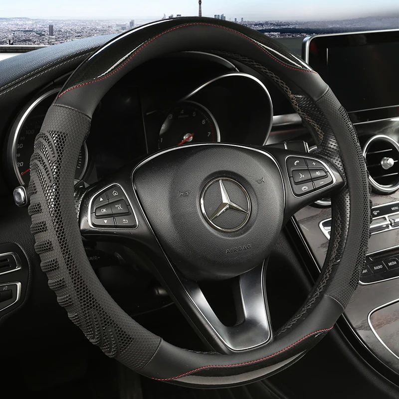 Trójwymiarowy pokrowiec na kie – Car Steering Wheel Cover Anti Slip Breathable recenzja i cena