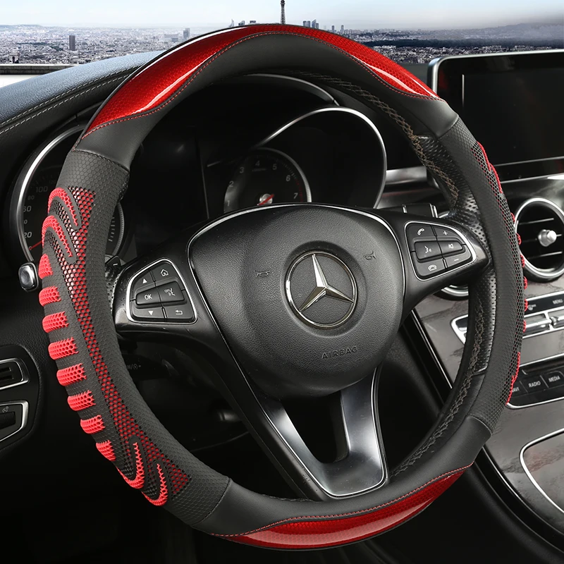 Trójwymiarowy pokrowiec na kie – Car Steering Wheel Cover Anti Slip Breathable recenzja i cena